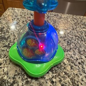 Interactive Blue and Green Learning Toy